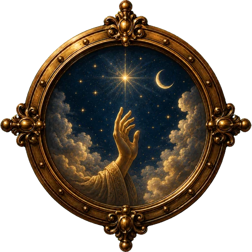 Above medallion
