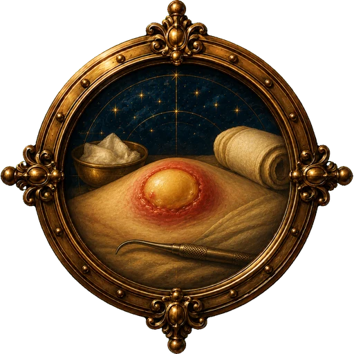 Abscess medallion