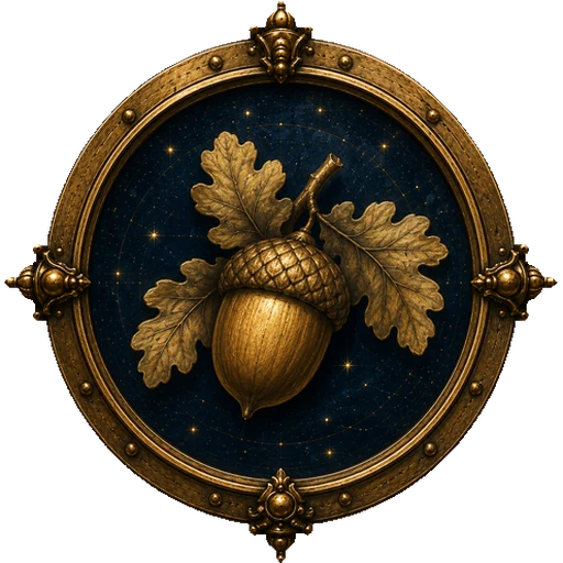 Acorn medallion