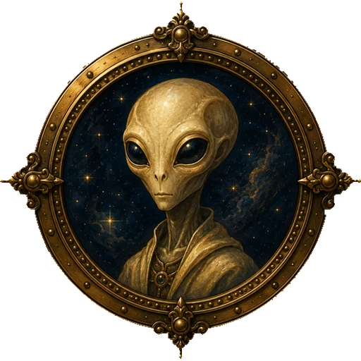 Alien medallion