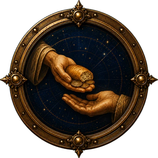 Alms medallion