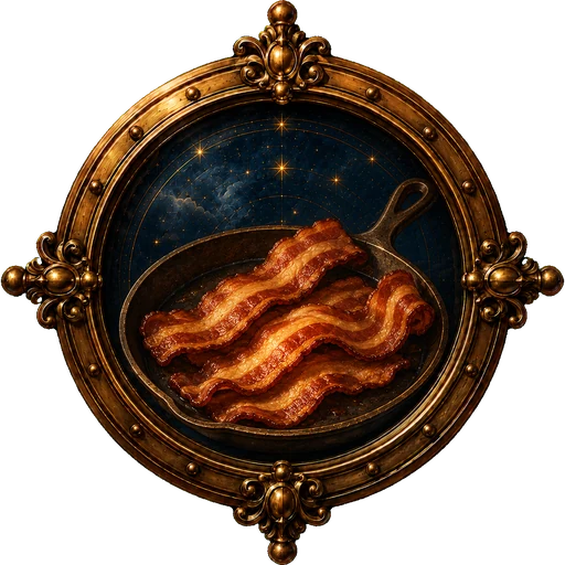 Bacon medallion