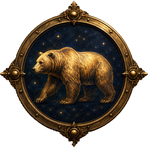 Bear medallion