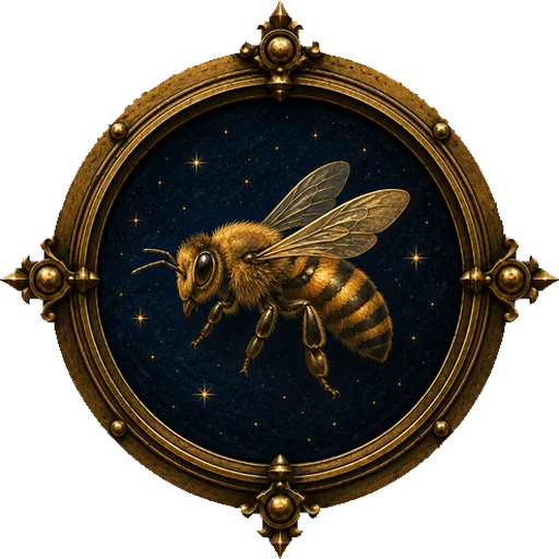 Bee medallion
