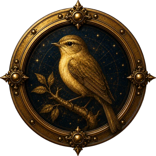 Bird medallion