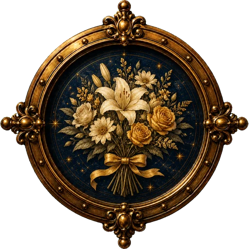 Bouquet medallion