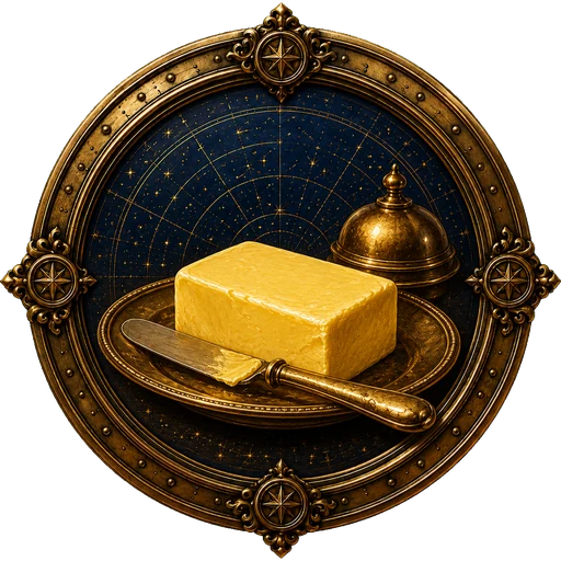 Butter medallion