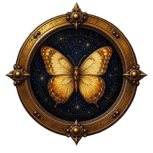 Butterfly medallion
