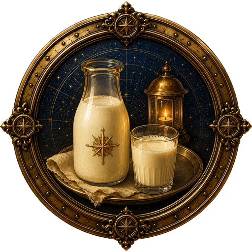 Buttermilk medallion