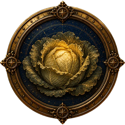 Cabbage medallion