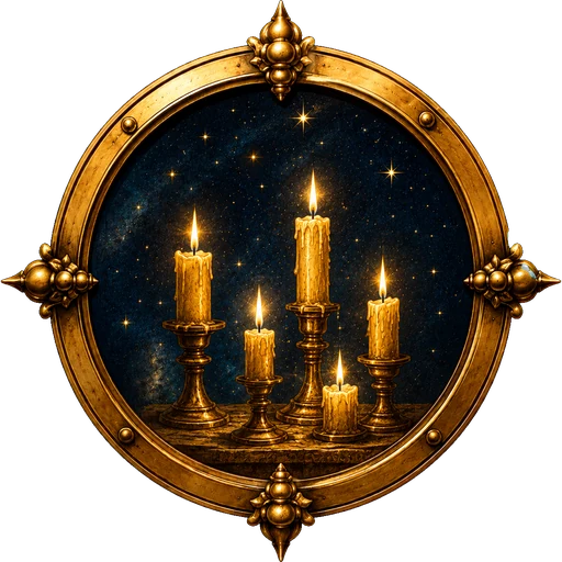 Candles medallion