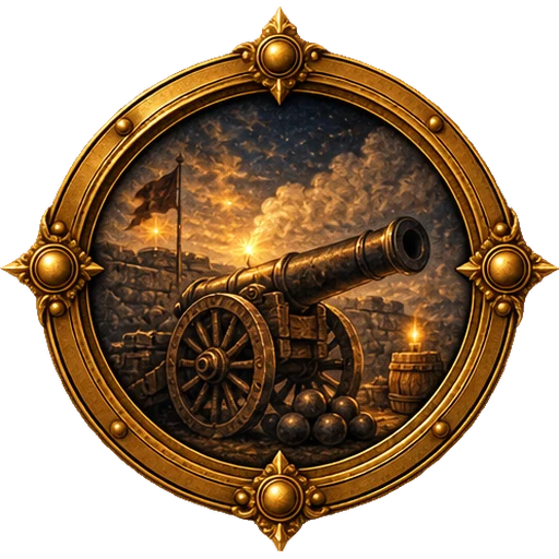Cannon medallion