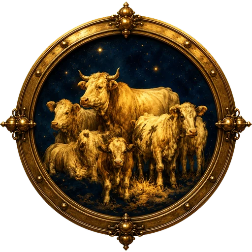 Cattle medallion