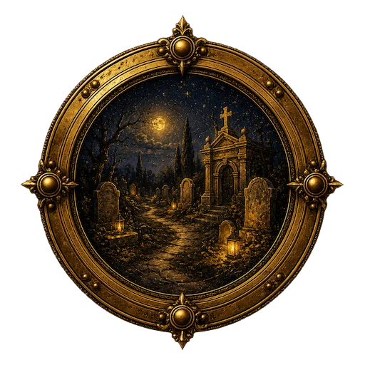 Cemetery medallion