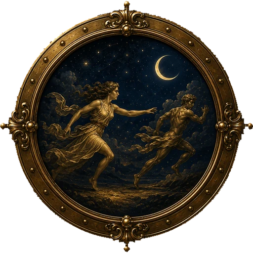 Chased medallion