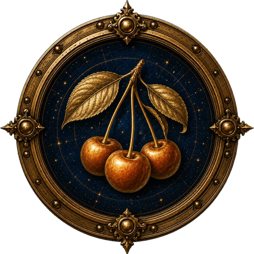 Cherries medallion