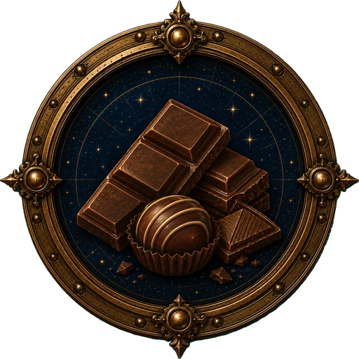 Chocolate medallion