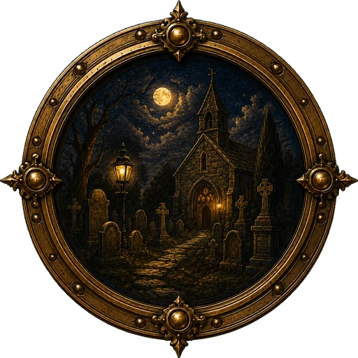 Churchyard medallion