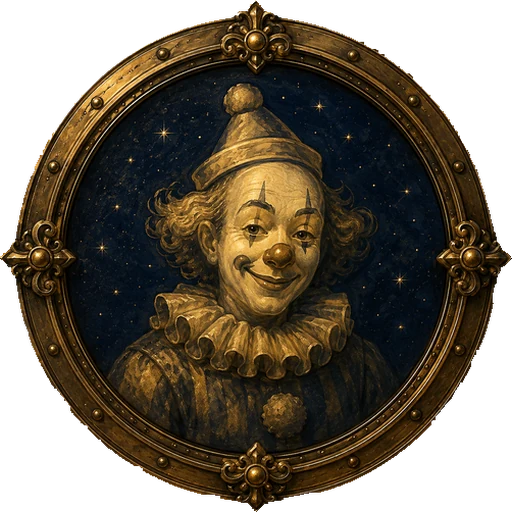 Clown medallion