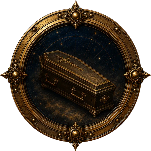 Coffin medallion
