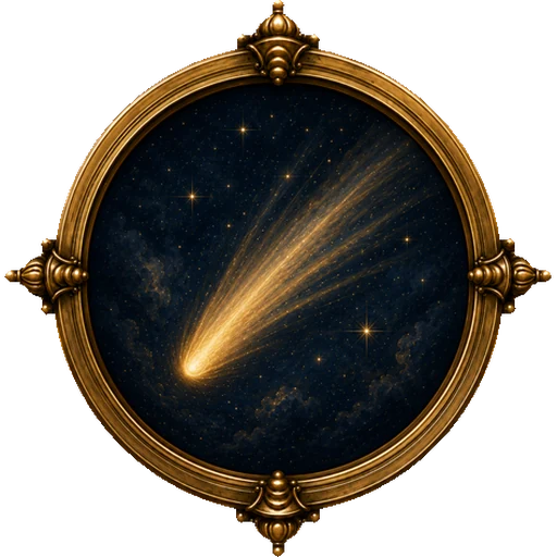 Comet medallion