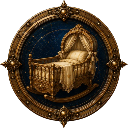 Cradle medallion