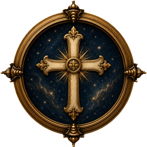Cross medallion