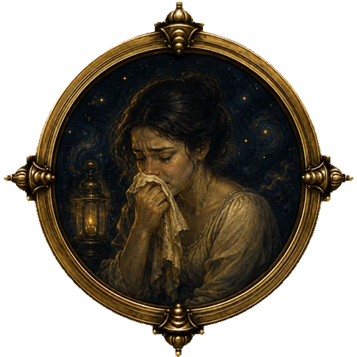 Crying medallion