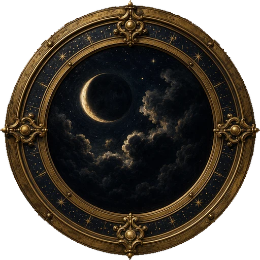 Dark medallion