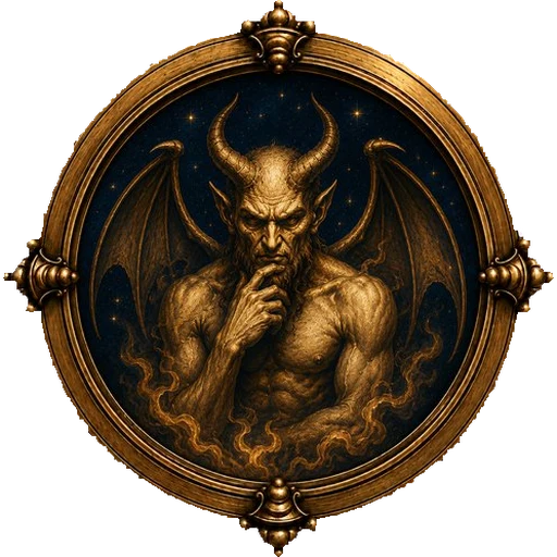Devil medallion