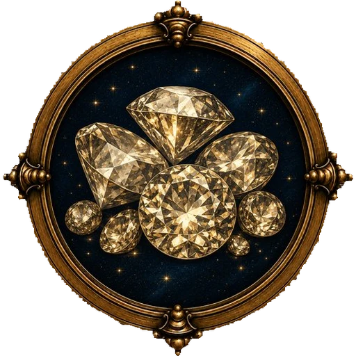 Diamonds medallion