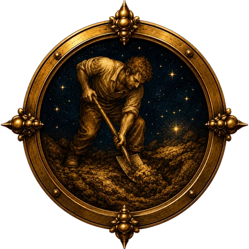 Digging medallion