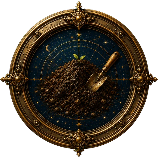 Dirt medallion