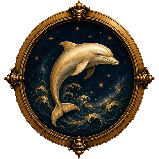 Dolphin medallion