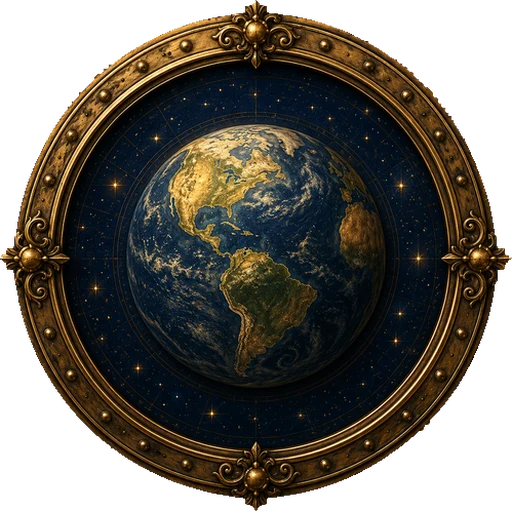 Earth medallion