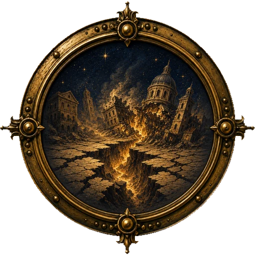 Earthquake medallion