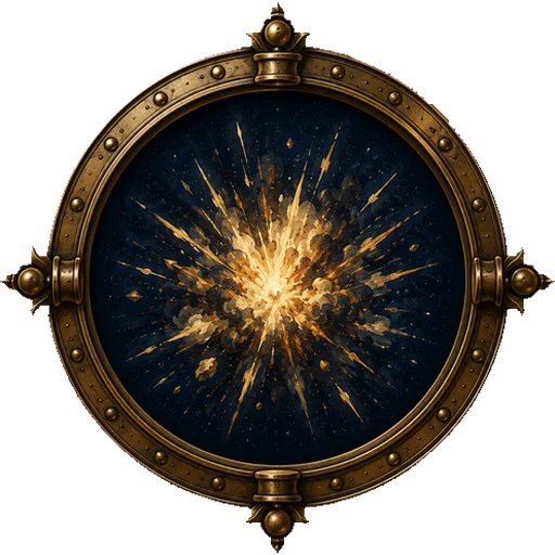 Explosion medallion