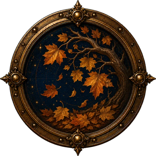 Fall medallion