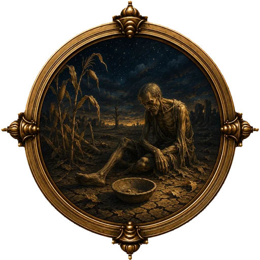 Famine medallion