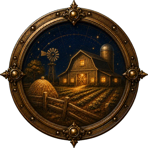Farm medallion