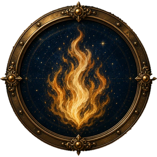 Fire medallion
