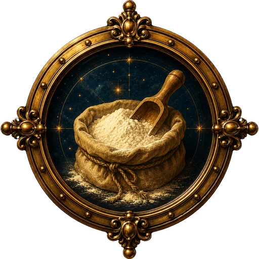 Flour medallion