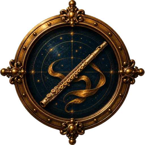 Flute medallion
