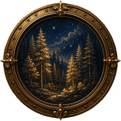 Forest medallion