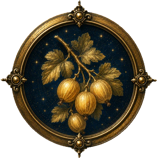 Gooseberries medallion