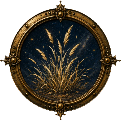 Grass medallion