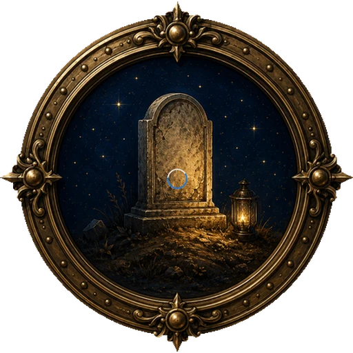 Grave medallion