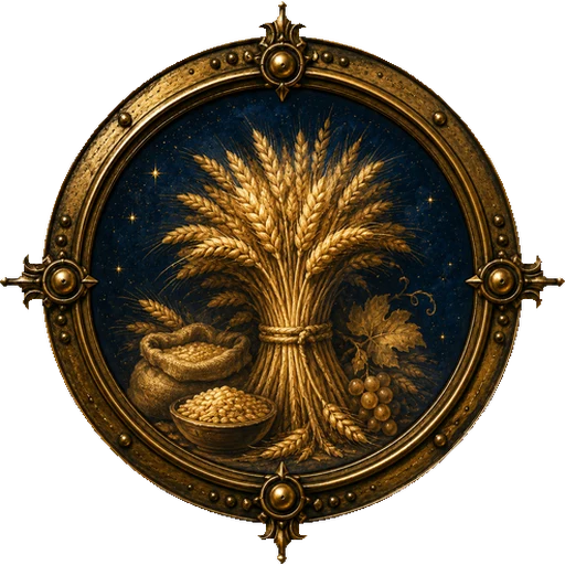 Harvest medallion