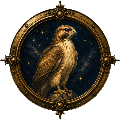 Hawk medallion