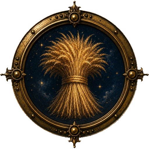 Hay medallion